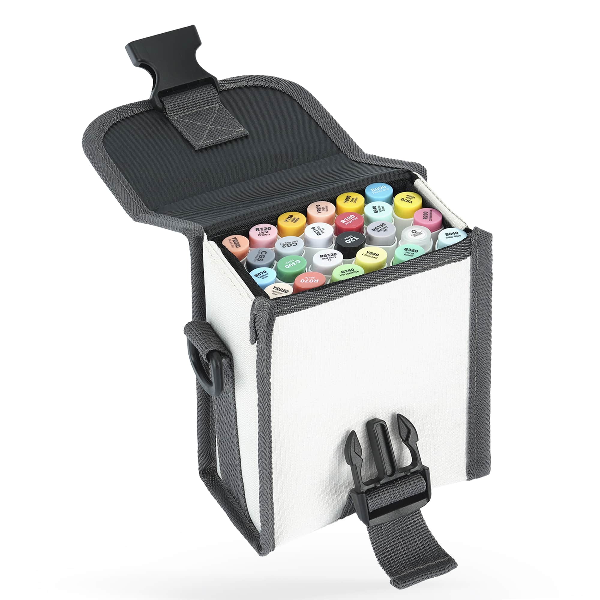 Ohuhu® Honolulu B Brush & Fine Dual Tip 24 Color Basic Marker Set